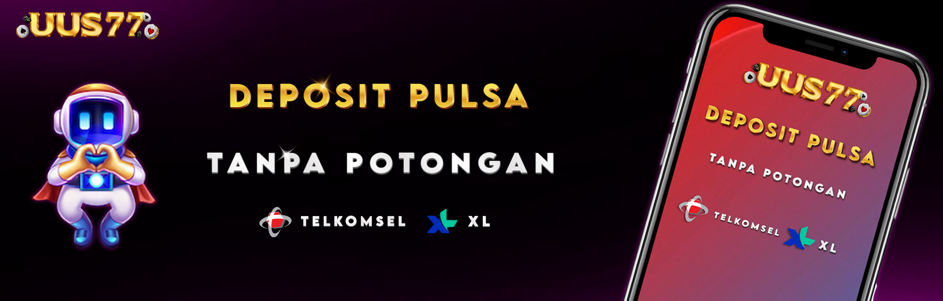 DEPOSIT PULSA TANPA POTONGAN